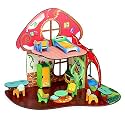 Webby Shroomy Land A Mystical World All Side Play Doll House for Girls &amp; Boys DIY Paint Wooden Doll House Toy with Furniture for Kids (11 pieces)