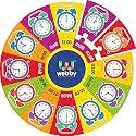 Webby Time Wooden Round Shape Jigsaw Floor Puzzle, 13 Pcs-3 8 Yrs for Kids