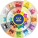 Webby Wooden Colors Train Round Jigsaw Floor Puzzle, 13 Pcs-3 8 Years for Kids