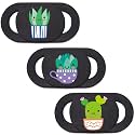 Webcam Cover Camera Cover Slide for Laptop Privacy, Cute Plant