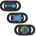 Webcam Cover Camera Cover Slide for Laptop Privacy, 3 Pack Ocean