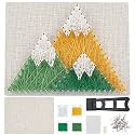 WEBEEDY 3D String Art Kit for Adults, Mountain String Craft Wall Decor