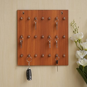 webelkart wooden premium key chain wall hanging key holder diwali decorations items for home decor key hanger wood