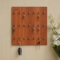 Webelkart Wooden Premium Key Chain Wall Hanging Key Holder Diwali Decorations Items for Home Decor Key Hanger (Wood)