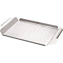 Weber® Grill Pan, Stainless Steel for Gourmet Grilling, 1.4" H x 11.8" W x 17.4" D (Pack of 6)