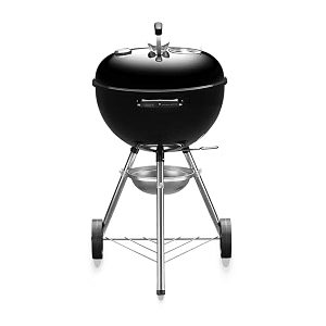 weber original kettle charcoal grill 47cm with thermometer free standing