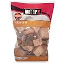 Weber® Pecan Wood Chunks, Outdoor Cooking Fuel, 4 lb