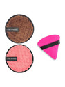 WECHARMERZ Triangle Makeup Puff 1 Pcs Makeup Remover Cleansing Pads Pack of 2