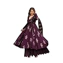 Wedani Rayon Anarkali Dress with Plazzo Pant