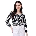 Wedani Women39s Casual Foral Print Puff Sleeve