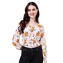 Wedani Women39s Casual Foral Print Puff Sleeve