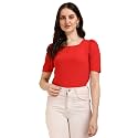 Wedani Women's Solid Regular Fit Blouse
