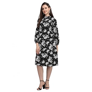Wedani Womens Chiffon A-Line Maxi Dress