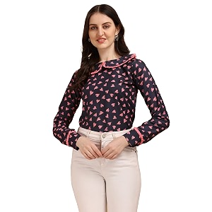 Wedani Womens Floral Regular Fit Blouse