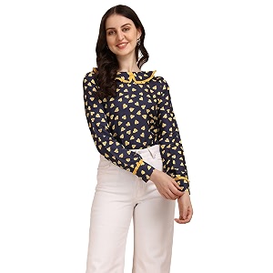 Wedani Womens Floral Regular Fit Blouse