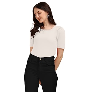 Wedani Womens Solid Regular Fit Blouse