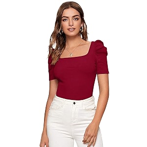 Wedani Womens Solid Regular Fit Blouse