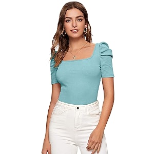 Wedani Womens Solid Regular Fit Blouse