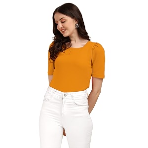 Wedani Womens Solid Regular Fit Blouse