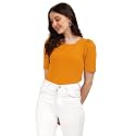 Wedani Women39s Solid Regular Fit Blouse