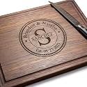 Wedding Gifts for Couples 2026 - Personalized Cutting Board Wood Engraved - Bridal Shower, Newlyweds, Engagement, Anniversary & Housewarming Keepsake, USA Made