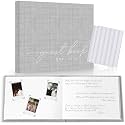Wedding Guest Book Personalized 2026 Year 100 Pages Linen Photo Guestbook