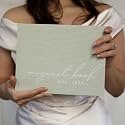 Wedding Guest Book Personalized 2027 Year 100 Pages Linen Photo Guestbook