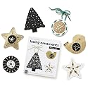 Wee Gallery Holiday Lacing Cards, Sewing Board and Travel Game for Toddlers and Preschoolers, Fine Motor Skills Toy, Montessori-Inspired Educational Kids Craft Activity for Ages 3+