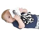 Wee Gallery Ocean Crinkle Stroller Toy, Hanging Baby Toy with Mirror