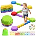 Wee Wonders Balance Beam Stepping Stones for Kids, Obstacle Course Toys