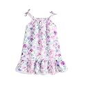 Weebaby Toddler Girl Clothes Baby Summer Outfits Sleeveless Halter Top Ruffle Short Set Cute Kids Clothes Girls