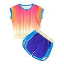 Weebaby Toddler Girl Clothes Baby Summer Outfits Sleeveless Halter Top Ruffle Short Set Cute Kids Clothes Girls