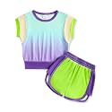 Weebaby Toddler Girl Clothes Baby Summer Outfits Sleeveless Halter Top Ruffle Short Set Cute Kids Clothes Girls
