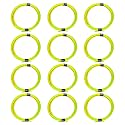 Weed Eater String, 12 pcs Weed Wacker String Line 14 Ft - .095 Trimmer Line for Medium&amp; Heavy Grass&amp;Weeds (Green+ Orange)