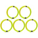 Weed Eater String, 5 pcs Weed Wacker String Line 14 Ft - .095 Trimmer Line for Medium&amp; Heavy Grass&amp;Weeds (Green+ Orange)