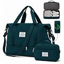 Weekender Bags for Women Travel Weekend Overnight Bag with Shoe Compartment