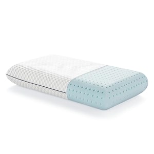 weekender cooling gel memory foam pillow for sleeping  queen size ventilated cooling pillow for side amp back sleepers neck amp shoulder support medium firm washable cover