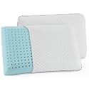 Weekender Gel Memory Foam Pillow - Standard Size - 2-Pack - Medium Plush Feel - Neck & Shoulder Support - for Back, Side, & Stomach Sleepers - Home, Hotel, & Hospital Essentials
