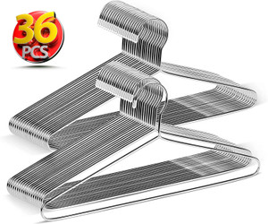 weensy steel space saving steel coat pack of 36 hangers for coat silver plastic shirt pack of 36 hangers for  shirt