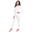 WEERTI Thermal Underwear for Women Long Johns with Fleece Lined Long Underwear Set Cold Weather Pajamas Top Bottom