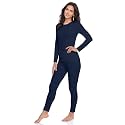 WEERTI Thermal Underwear for Women Long Johns with Fleece Lined Long Underwear Set Cold Weather Pajamas Top Bottom