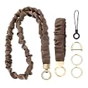 WEESMILE Lanyard and Wristlet Keychain Set for ID Badges