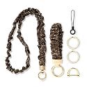 WEESMILE Lanyard and Wristlet Keychain Set for ID Badges