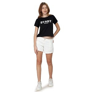WEET Cotton Crop Top for Women