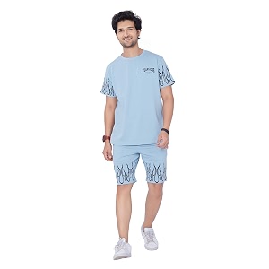 WEET Cotton T-Shirt and Shorts Set for