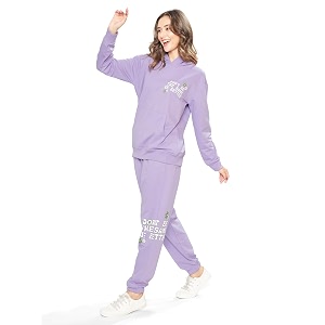 WEET Women Kangaroo Pocket Hoodie Joggers