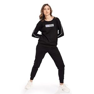 weet women printed cotton full sleeves track suit
