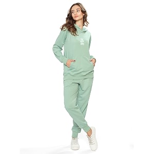 WEET Women Printed Hoodie Joggers Track