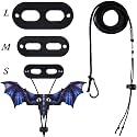 Weewooday 3 Pack Bearded Dragon Leash Harness Removable Lizard Leash for Dragons Reptiles, Safety Outdoor Walking, S, M, L,(Purple)