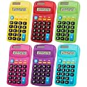 Weewooday 30 Pieces Small Calculator 8 Digit Solar Battery Dual Power